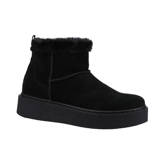 Hush Puppies Becca Ankle Boots Womens - Black
