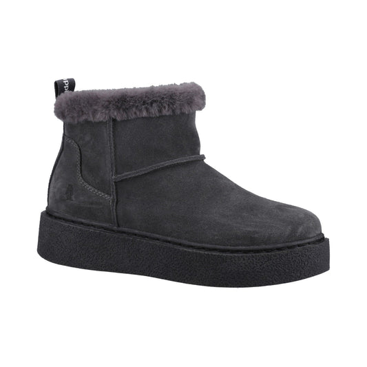 Hush Puppies Becca Ankle Boots Womens - Charcoal
