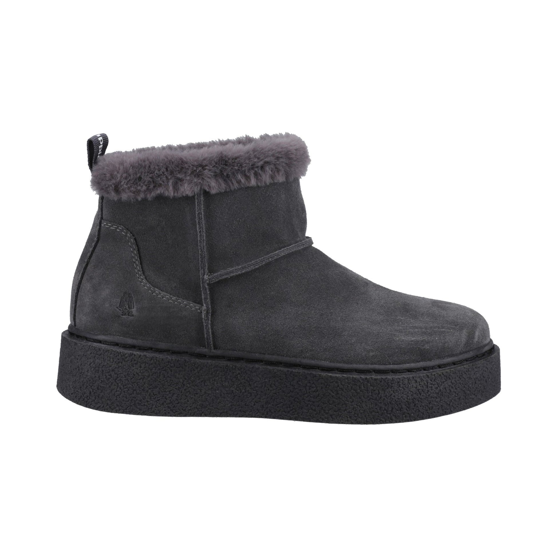 Hush Puppies Becca Ankle Boots Womens - Charcoal