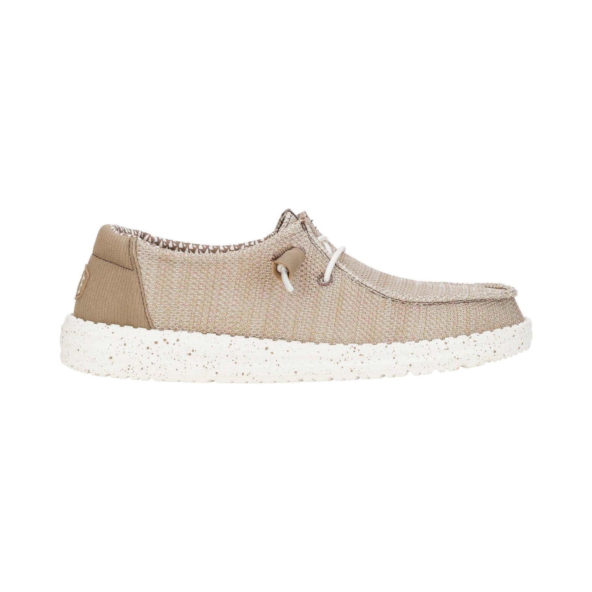HEYDUDE Wendy Stretch Sox Womens Shoes - Walnut
