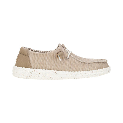 HEYDUDE Wendy Stretch Sox Womens Shoes - Walnut