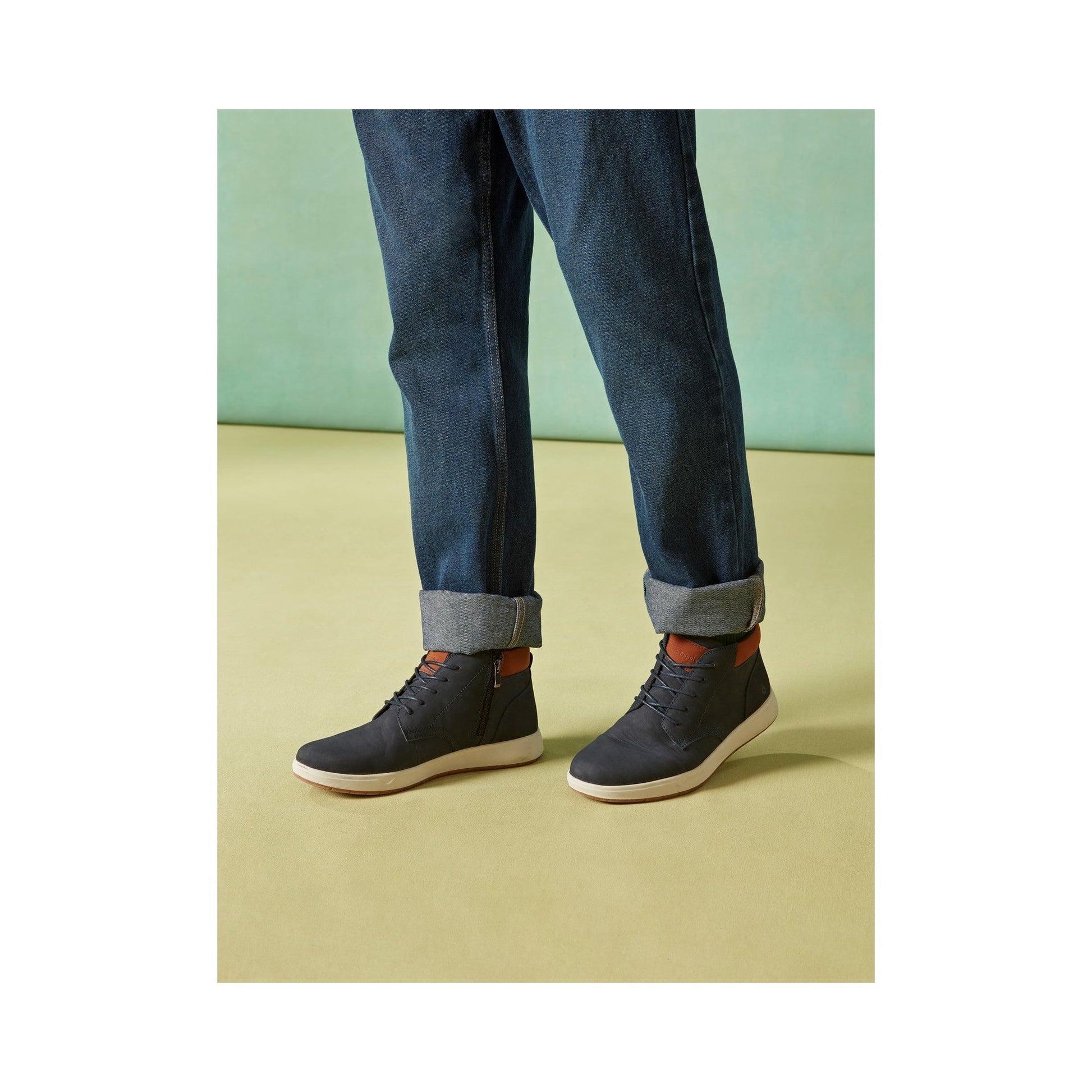 Hush Puppies Bronko Chukka Boot Mens - Navy