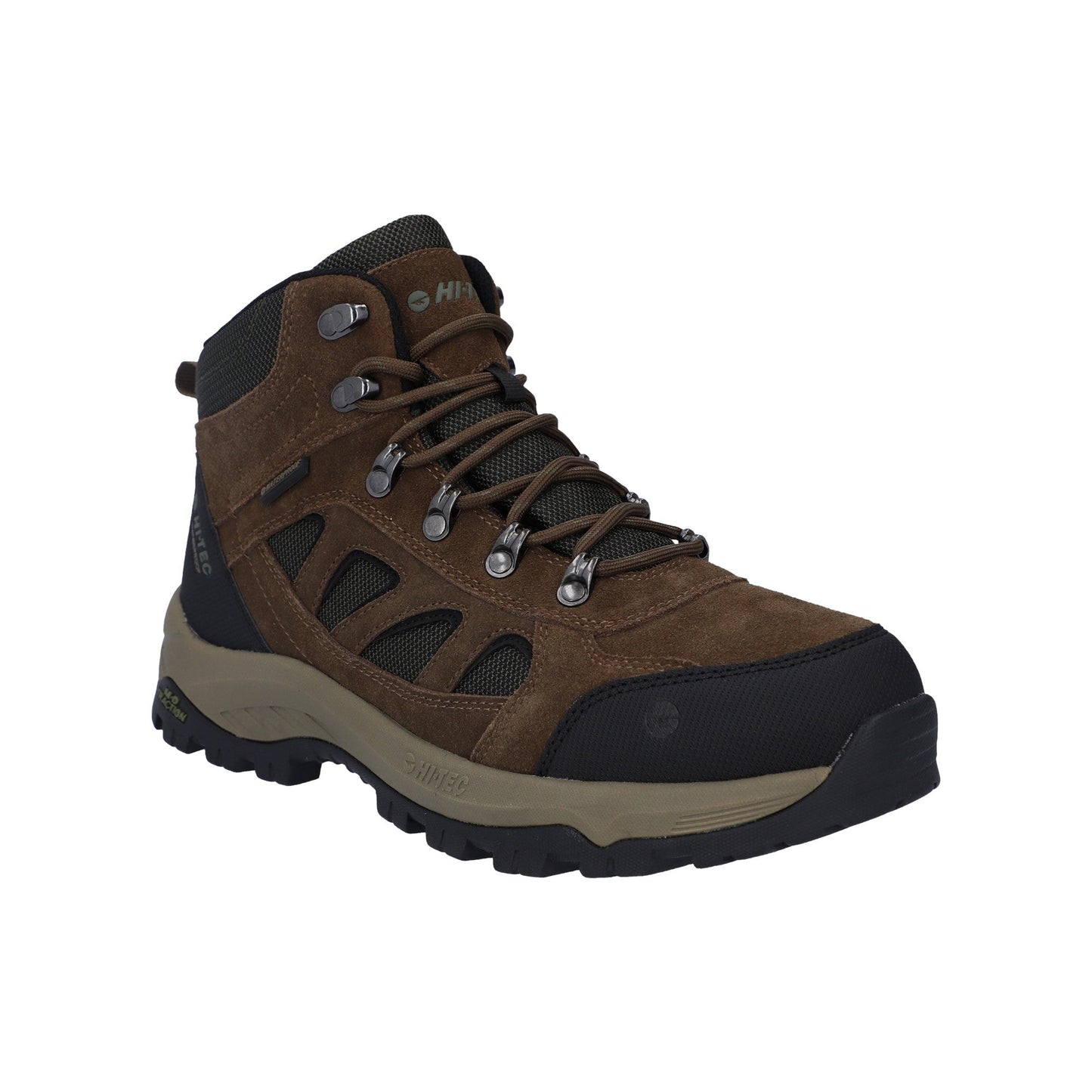 Hi-Tec Bandera Expedition Mid Wide Mens Boots - Smokey Brown/Khaki
