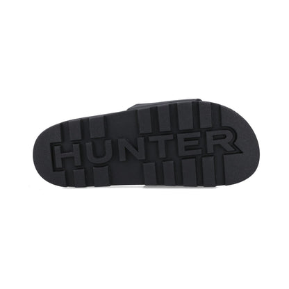 Hunter Core Embossed Slider Unisex - Black