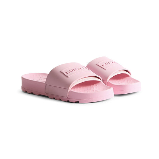 Hunter Core Embossed Slider Unisex - Parfait Pink