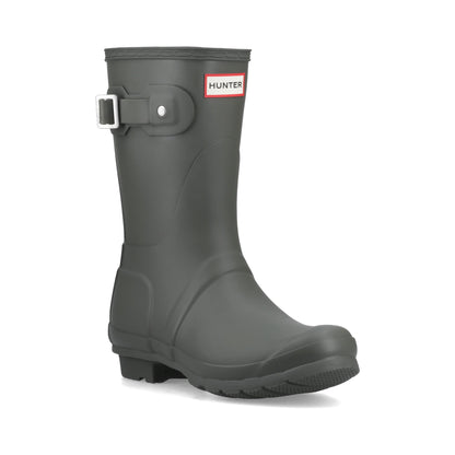 Hunter Original Short Boot Womens - Dark Olive