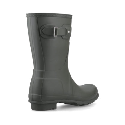 Hunter Original Short Boot Womens - Dark Olive