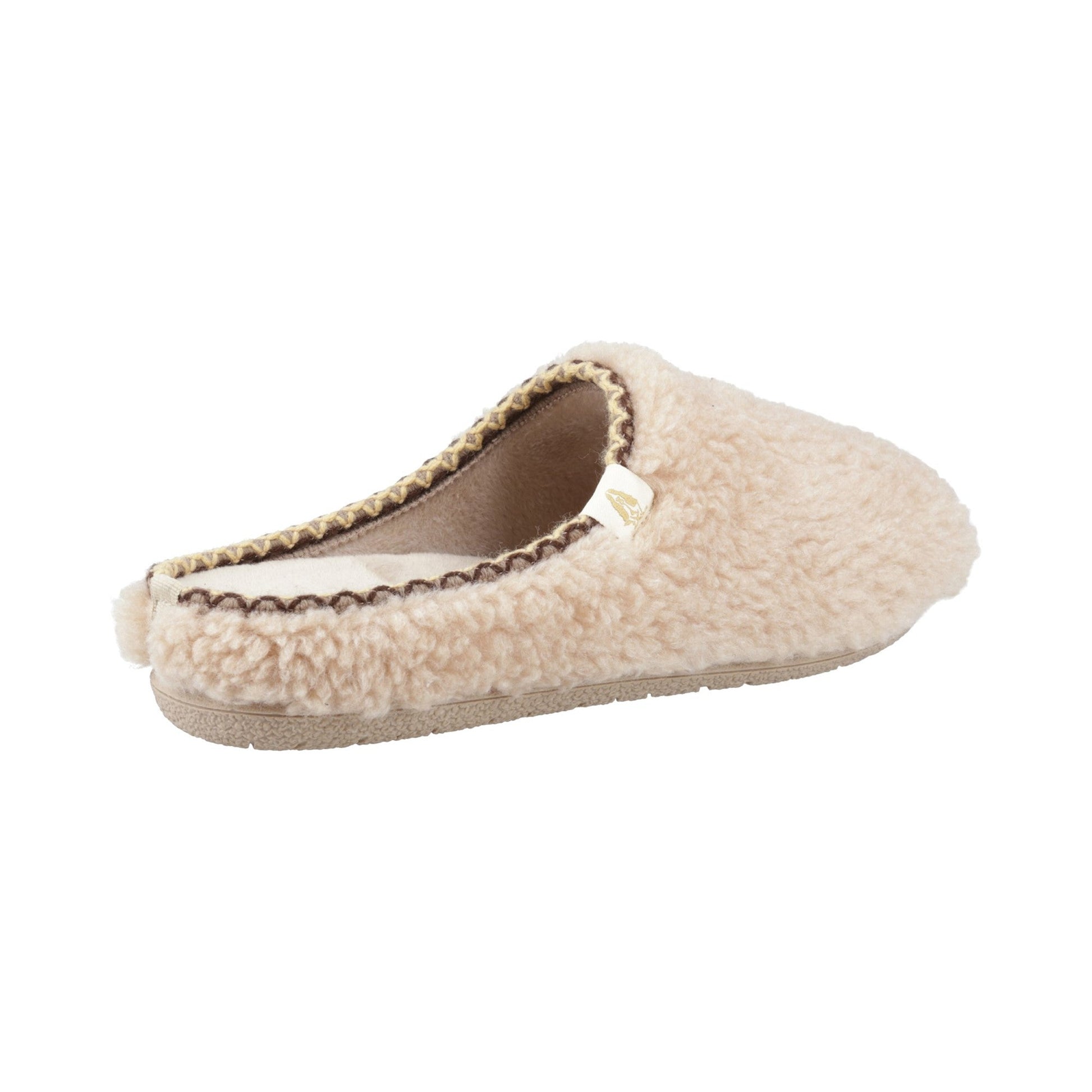 Hush Puppies Good Slipper Teddy Mule Womens - Beige