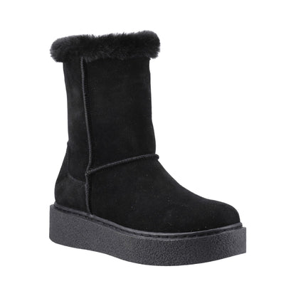 Hush Puppies Becca Mid Boot Womens - Black