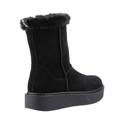 Hush Puppies Becca Mid Boot Womens - Black
