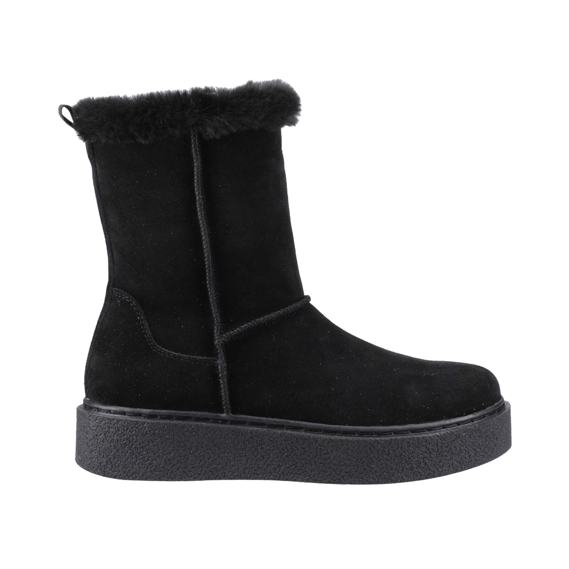 Hush Puppies Becca Mid Boot Womens - Black