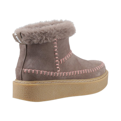 Hush Puppies Brielle Stitch Womens Boot - Taupe