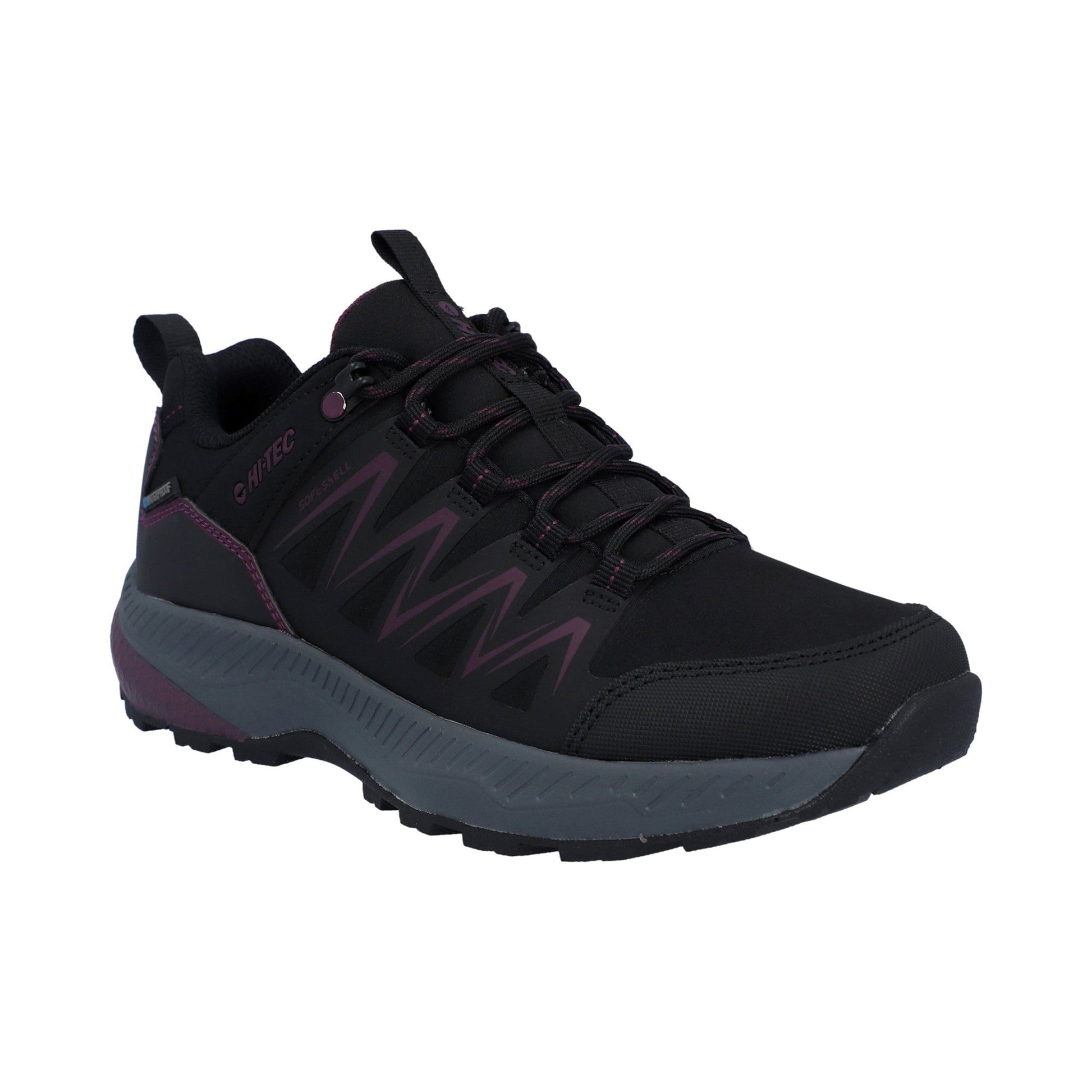 Hi-Tec Stealth Low Womens Trail Shoe - Black/Purple