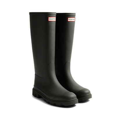Hunter Downpour Tall Boot Womens - Dark Olive