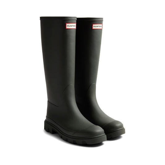 Hunter Downpour Tall Boot Womens - Dark Olive