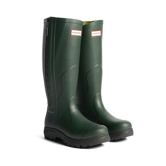 Hunter Balmoral MK II Zip Boot Mens - Dark Olive/Black