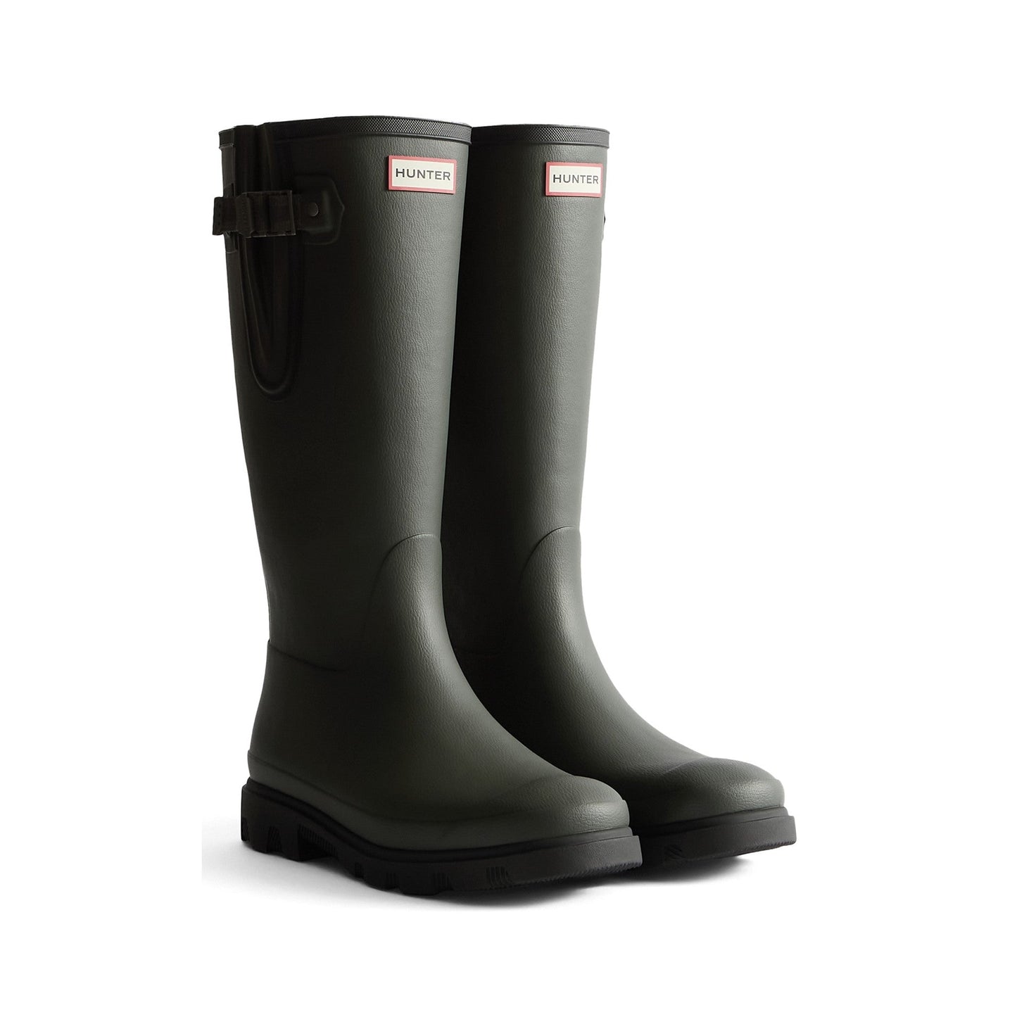 Hunter Field Downpour Adjustable Boot Womens - Dark Olive