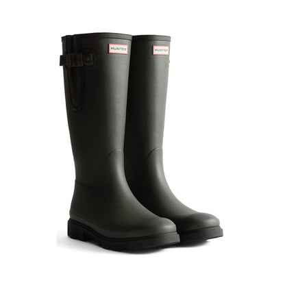 Hunter Field Downpour Adjustable Boot Womens - Dark Olive