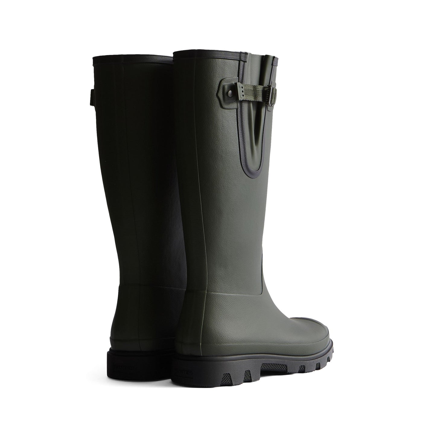 Hunter Field Downpour Adjustable Boot Womens - Dark Olive